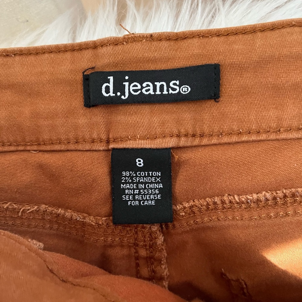 D. Jeans Skinny Rust/Brown Size 8 - Picture 4 of 5